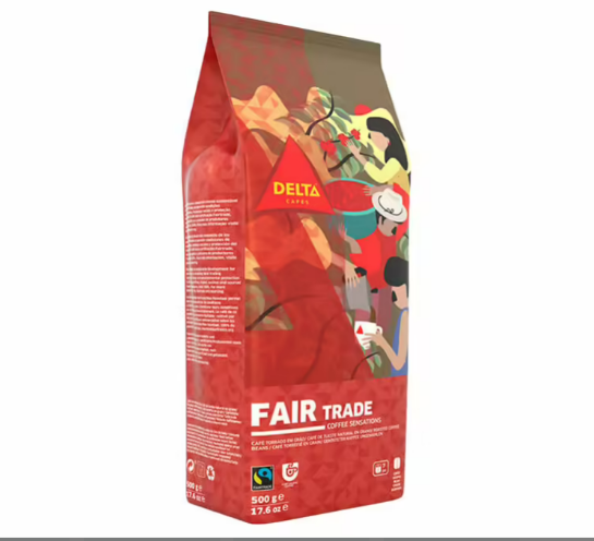 café en grains delta fairtrade