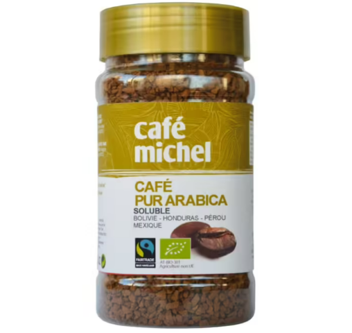 café michel pure arabica organic instant coffee