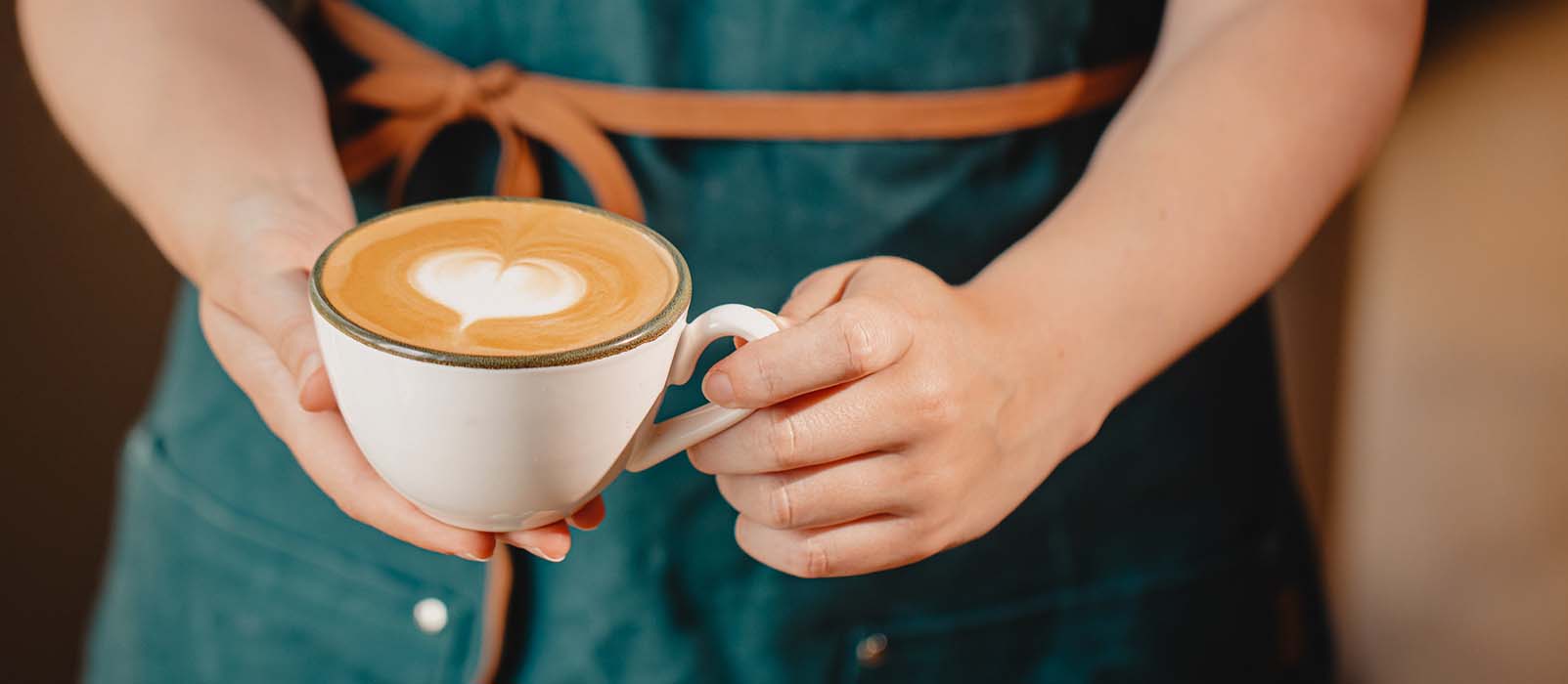 latte art heart