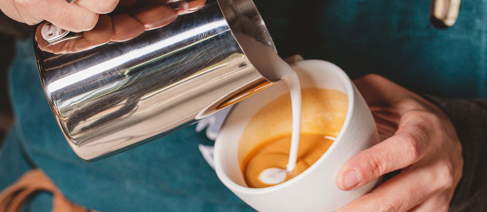 cup of coffee for latte art