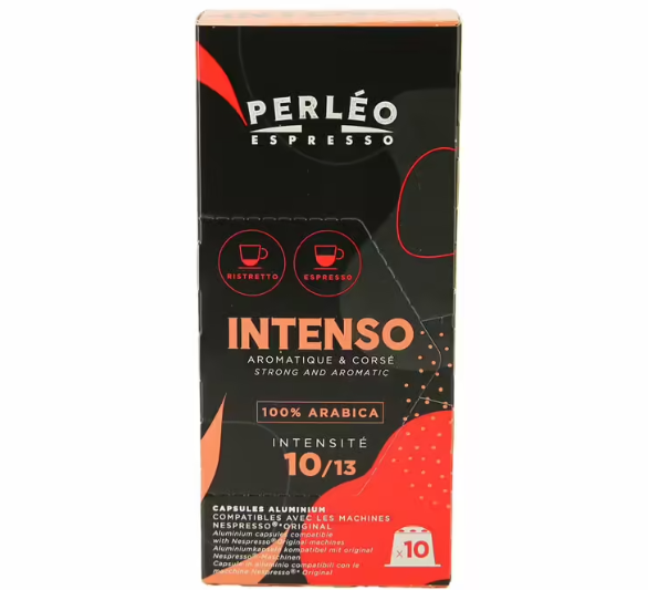 Perléo Nespresso® Compatible Pods Intenso x 10